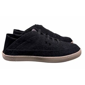 TI:ME Hybrid Sneaker Slipper Wool Comfort Black Size 9